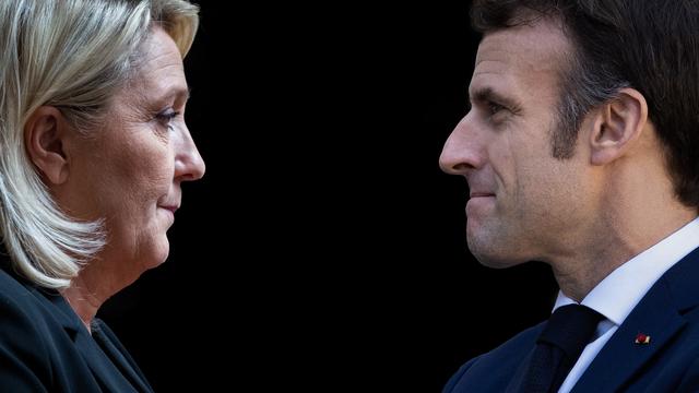 Emmanuel Macron affrontera Marine Le Pen au second tour de la présidentielle. [HANS LUCAS VIA AFP - CARINE SCHMITT]