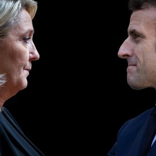 Emmanuel Macron affrontera Marine Le Pen au second tour de la présidentielle. [HANS LUCAS VIA AFP - CARINE SCHMITT]