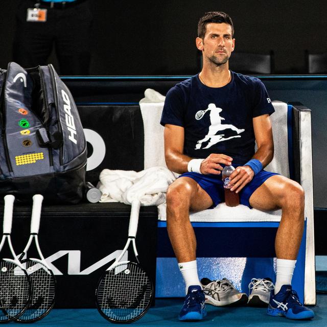 Novak Djokovic doit s'attendre à des prochains mois compliqués. [Keystone - Diego Fedele]