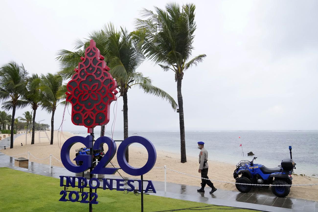 Le site de la rencontre du G20 à Bali, en Indonésie. [Keystone - Le site de la rencontre du G20 à Bali, en Indonésie.]