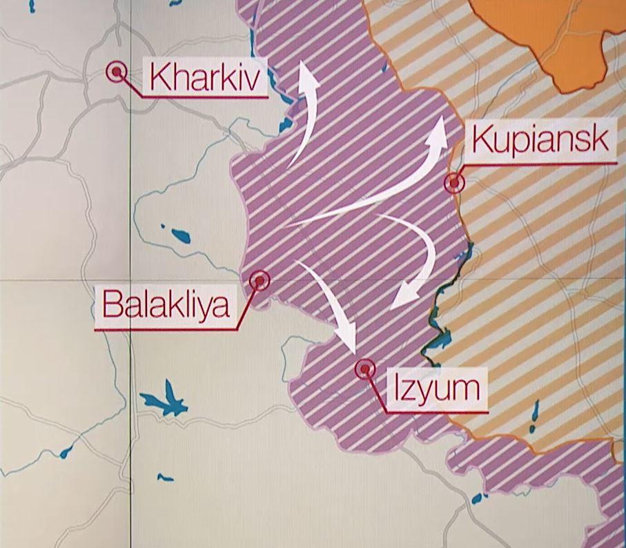 L'évolution de la situation dans le nord-est de l'Ukraine.