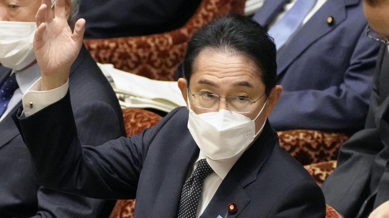 Le Premier ministre japonais ordonne une enquête sur la secte Moon. [Keystone - Sadayuki Goto/Kyodo News via AP]