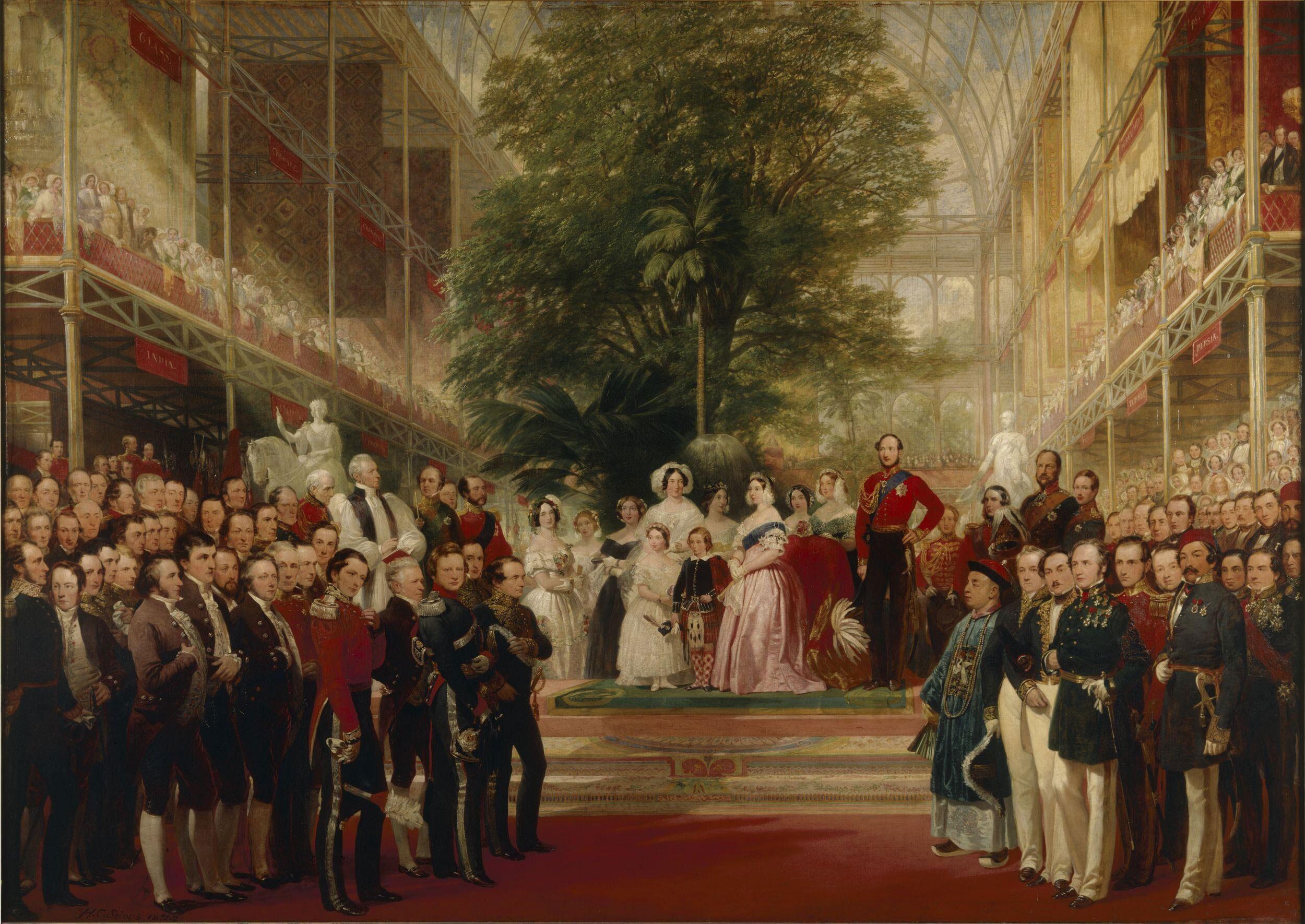 L'inauguration de la grande exposition de 1851. [Victoria and Albert Museum, London]