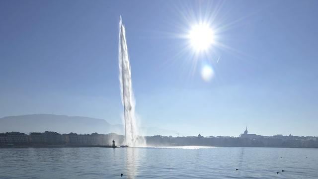 A Genève, le soleil a brillé durant 373 heures en ce mois de juillet 2022. [Keystone - Martial Trezzini]