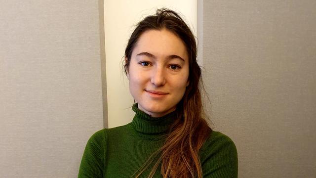 L'activiste climatique Camille Etienne. [RTS - Mélissa Chollet]