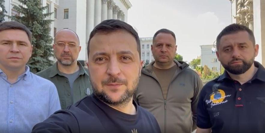 Volodymyr Zelensky s'est exprimé dans un message vidéo au 100e jour de la guerre en Ukraine. [Instagram - Volodymyr Zelensky]