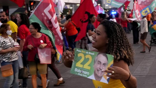 Les élections au Brésil, le 26 octobre 2022. [Keystone - AP Photo/Eraldo Peres]