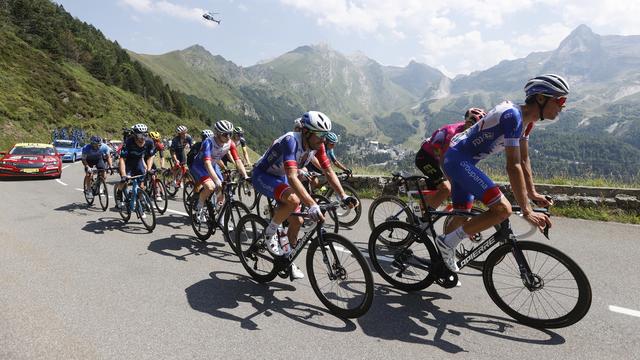 L'étape du Tour de France entre Lourdes et Hautacam. [EPA/Keystone - Guillaume Horcajuelo]