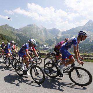 L'étape du Tour de France entre Lourdes et Hautacam. [EPA/Keystone - Guillaume Horcajuelo]