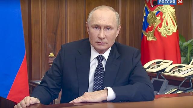 Vladimir Poutine annonce une mobilisation militaire partielle en Russie [Keystone - Russian Presidential Press Service via AP]