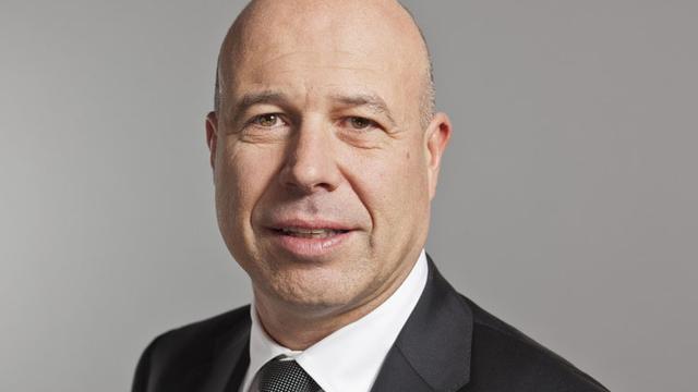 Fabio Regazzi, président de l'Union suisse des arts et métiers [Keystone - Gaëtan Bally]