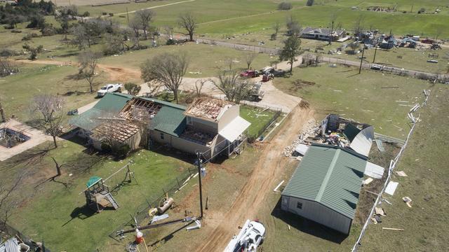 Une tornade fait au moins un mort dans le sud des Etats-Unis. [KEYSTONE - JAY JANNER]