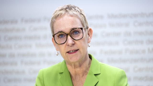 Miriam Behrens, directrice de l'Organisation suisse d'aide aux réfugiés (OSAR). [KEYSTONE - PETER KLAUNZER]