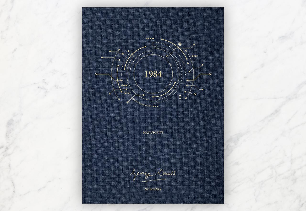 "1984" de George Orwell. [Editions des Saints Pères - Rose]