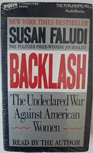 Couverture du livre de la journaliste Susan Faludi sur le "backlash" ou le "retour de bâton".