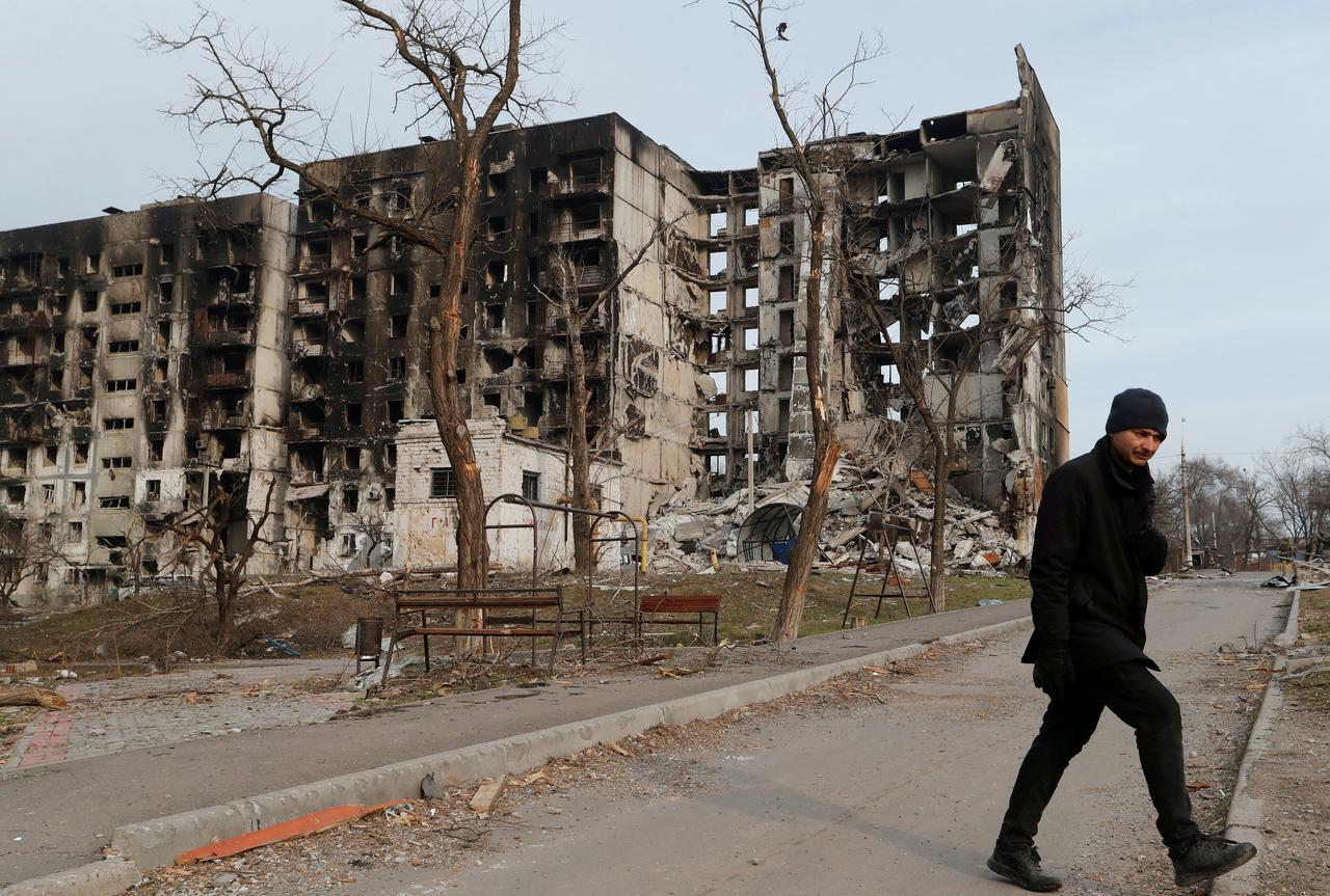 Un cessez-le-feu a été annoncé à Marioupol. [Reuters - Alexander Ermochenko]