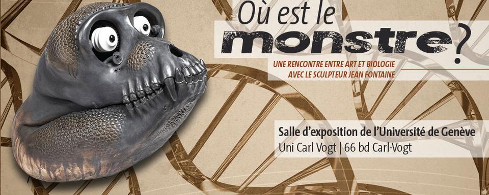 L'exposition "Où est le monstre?" se tient dans à Genève. [mhn/Unige]