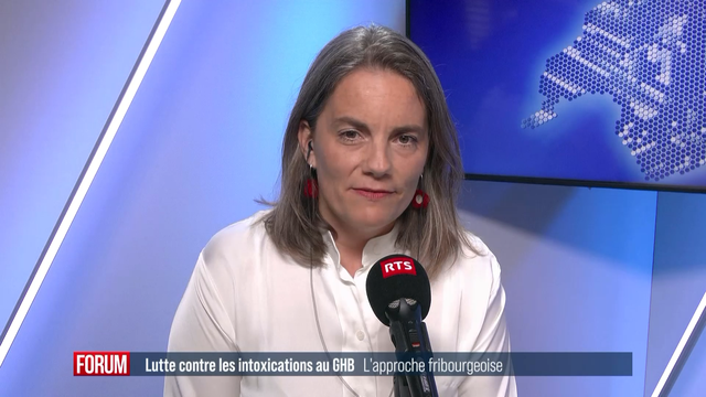 L'approche fribourgeoise contre les intoxications au GHB: interview de Lise-Marie Graden