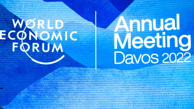 Forum économique mondial, le dimanche 22 mai 2022 à Davos, Suisse. [KEYSTONE - Gian Ehrenzeller]