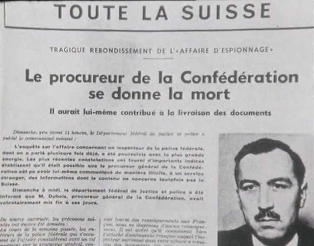 Le procureur de la Confédération René Dubois, impliqué dans une affaire d'espionnage de l'ambassade d'Egypte.