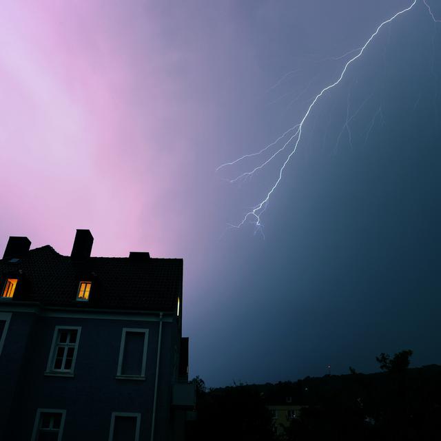 Les orages en Suisse (image d'illustration). [Keystone/DPA - Karl-Josef Hildenbrand]