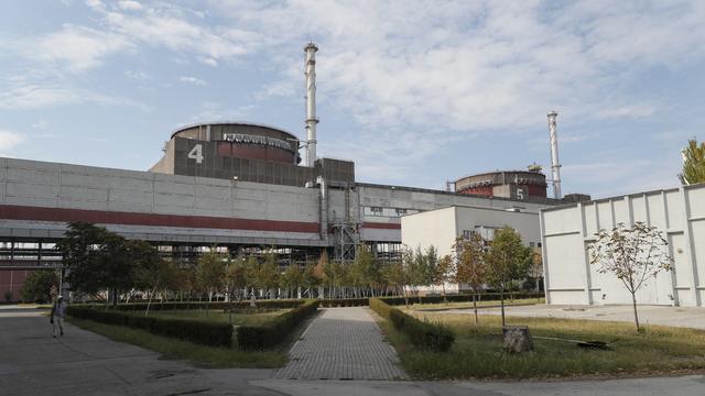 La centrale nucléaire de Zaporijia, le 1er septembre 2022. [EPA/Keystone - Yuri Kochetkov]