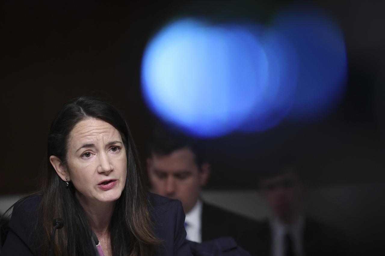 Avril Haines, directrice du renseignement américain, témoigne devant la commission des forces armées du Sénat le 10 mai 2022, à Washington DC. [AFP - Win McNamee / Getty Images]