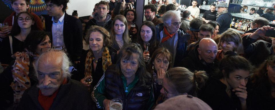 Partisans de Jean-Luc Mélenchon réunis à Paris dimanche 10.04.2022. [NurPhoto/AFP - Alain Pitton]