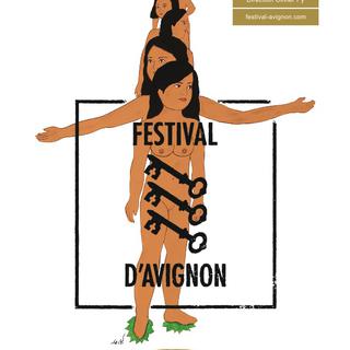 L'affiche du festival d'Avignon en 2022. [Festival d'Avignon - Kubra Khademi]