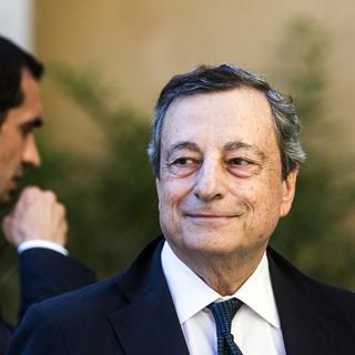 Le Premier ministre italien Mario Draghi démissionne. [EPA - Angelo Carconi]