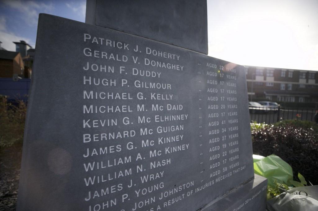 Le mémorial des victimes du "Bloody Sunday". [AFP - Hasan Esen / Anadolu Agency]