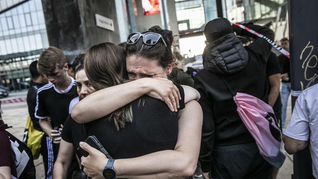 Trois morts et trois blessés graves dans une fusillade à Copenhague, le suspect arrêté. [KEYSTONE - OLAFUR STEINAR RYE GESTSSON]