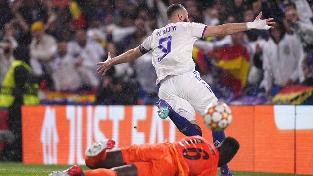 Karim Benzema a été irrésistible, au point de dégoûter Edouard Mendy. [Imago]