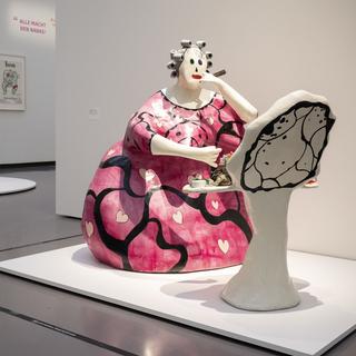 Le Kunsthaus de Zurich propose une grande rétrospective de l'oeuvre de Niki de Saint Phalle. [Keystone - Ennio Leanza]