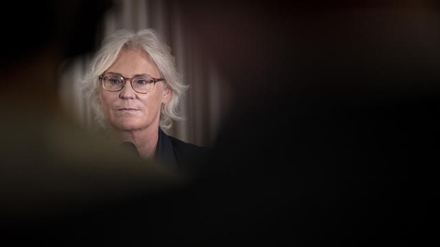 Christine Lambrecht est la Ministre fédérale allemande de la Défense depuis fin 2021. [Keystone/DPA - Boris Roessler]