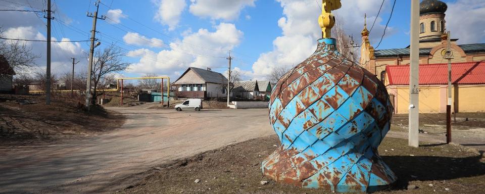 La ville d'Avdiivka en février portait déjà les traces du conflit qui déchire la région depuis plusieurs années [AFP - Aleksey Filippov]