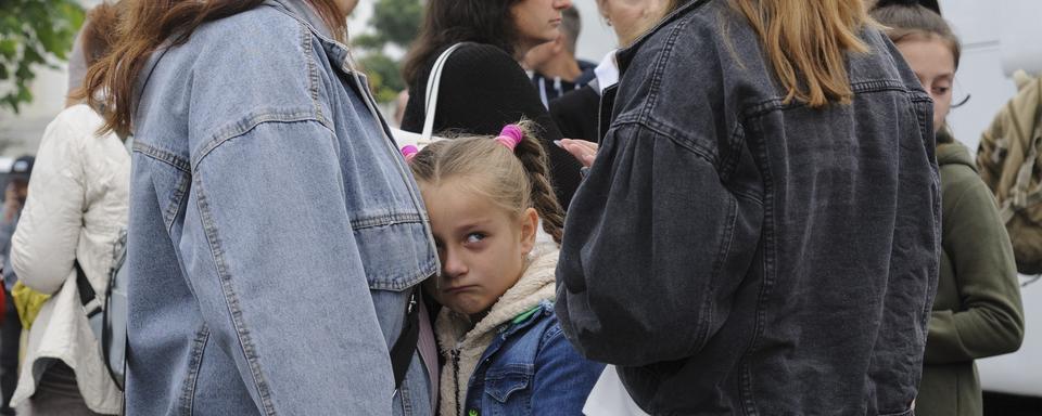 L'Europe s'attend à une nouvelle vague de réfugiés ukrainiens après la ripose russe dans l'Est du pays. [EPA - Mykola Tys - Keystone]