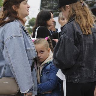 L'Europe s'attend à une nouvelle vague de réfugiés ukrainiens après la ripose russe dans l'Est du pays. [EPA - Mykola Tys - Keystone]