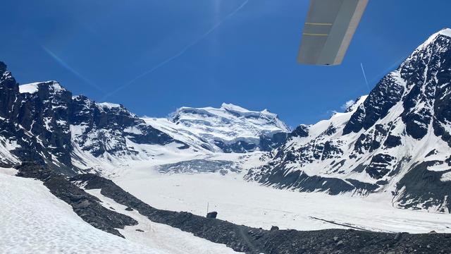 Une chute de sérac fait deux morts et neuf blessés au Grand Combin. [Police cantonale valaisanne]