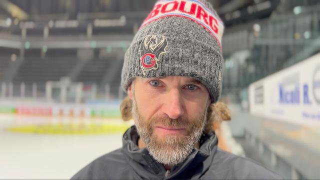 Christian Dubé dans la BCF Arena à Fribourg. [Miguel Bao]