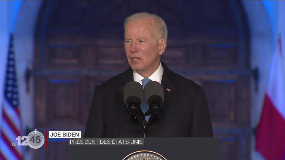 Lors de sa visite en Pologne, le président des États-Unis Joe Biden a tenu un discours offensif à propos de Vladimir Poutine