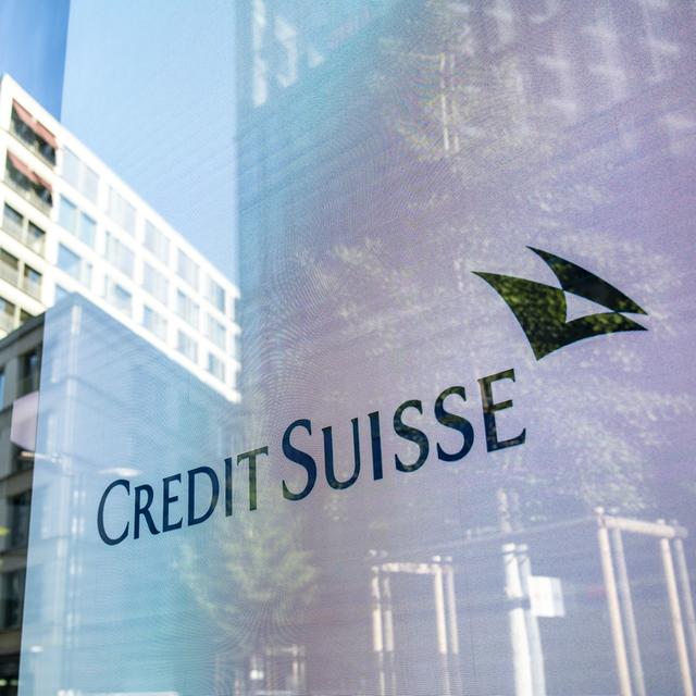 Le logo de Credit Suisse. [Keystone - Urs Flüeler]
