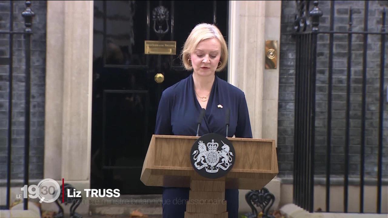 La Première ministre britannique Liz Truss démissionne après seulement six semaines au pouvoir.