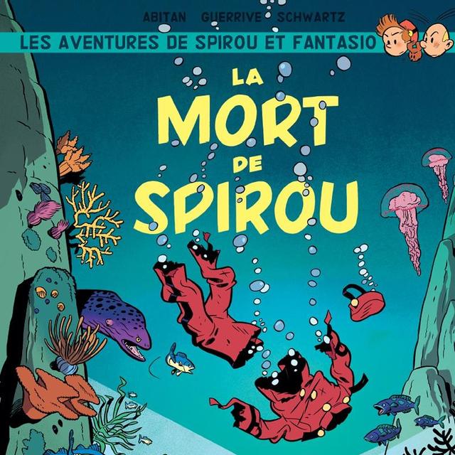 La couverture de l'album "La mort de Spirou". [Editions Dupuis]