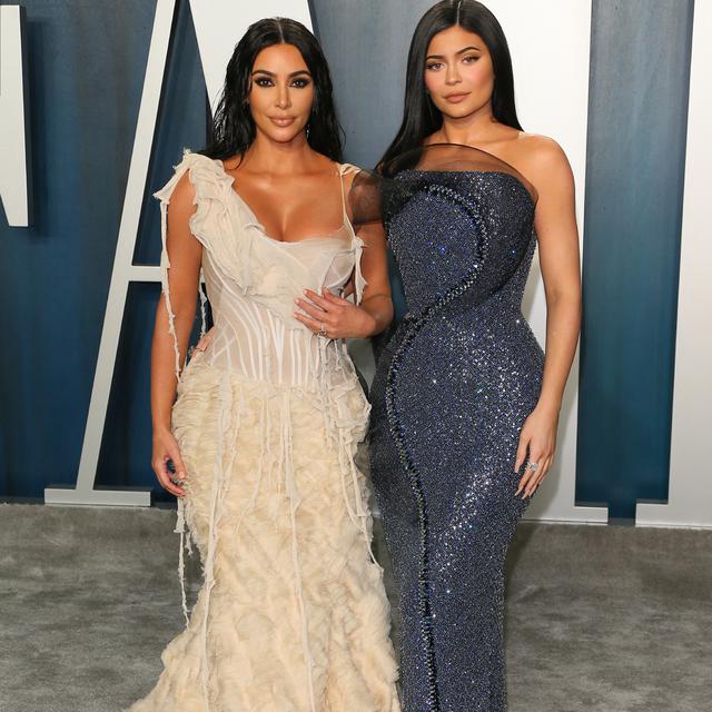 Kim Kardashian et Kylie Jenner. [AFP - Full Picture Agency]