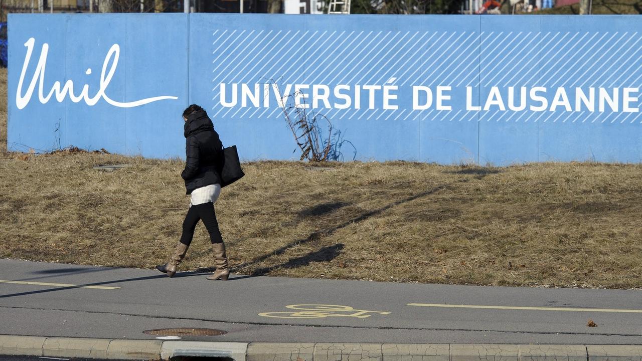 L'Université de Lausanne enregistre une forte progression dans le classement des universités, passant de la 176e à la 135e place. [Laurent Gillieron]