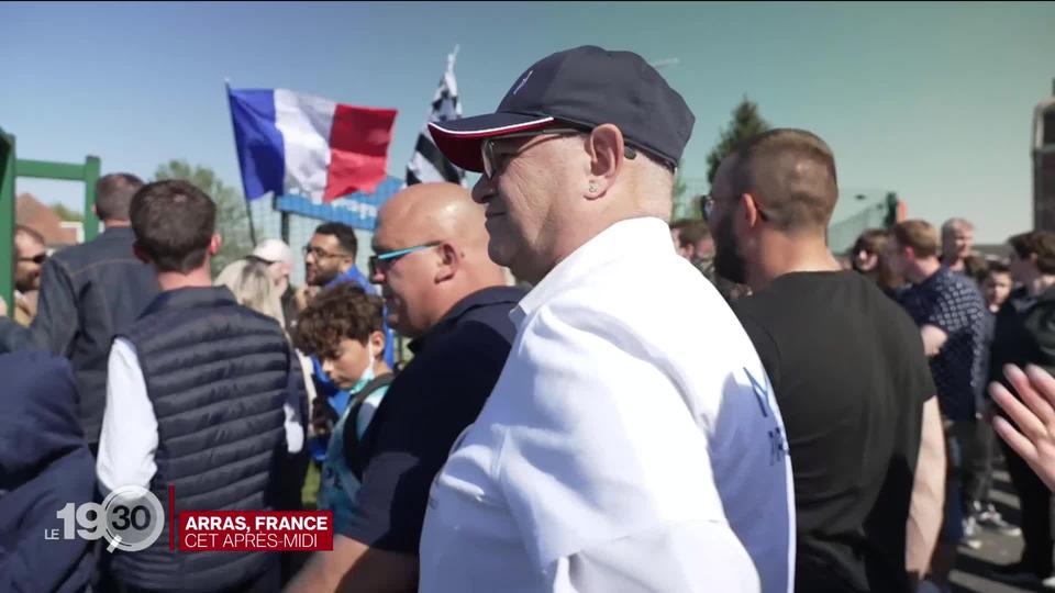 Marine Le Pen est en campagne à Arras à quelques jours de l’élection présidentielle française