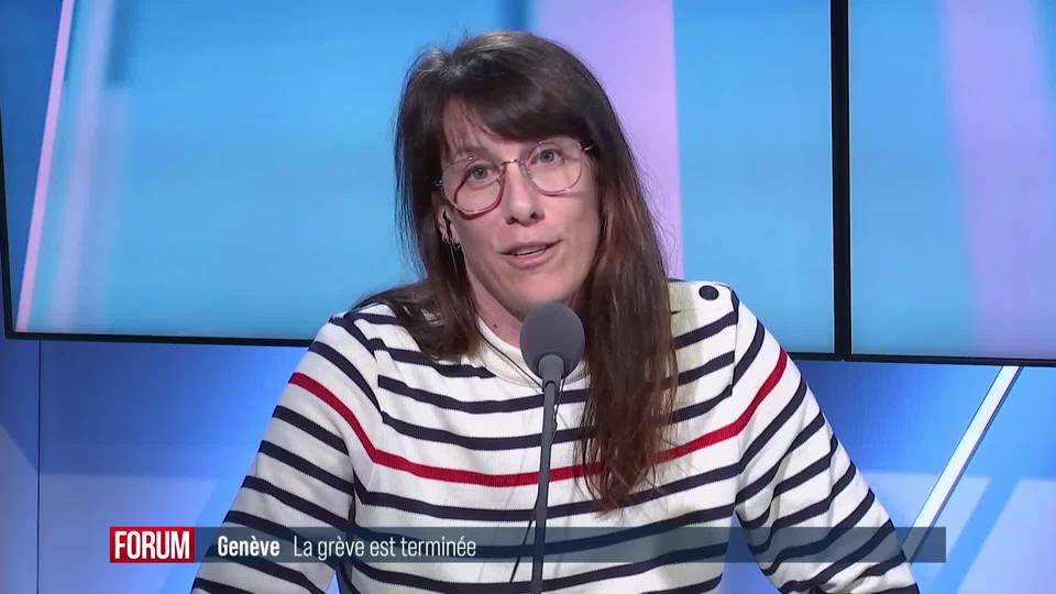 La grève des transports est terminée à Genève: interview d'Aurélie Lelong