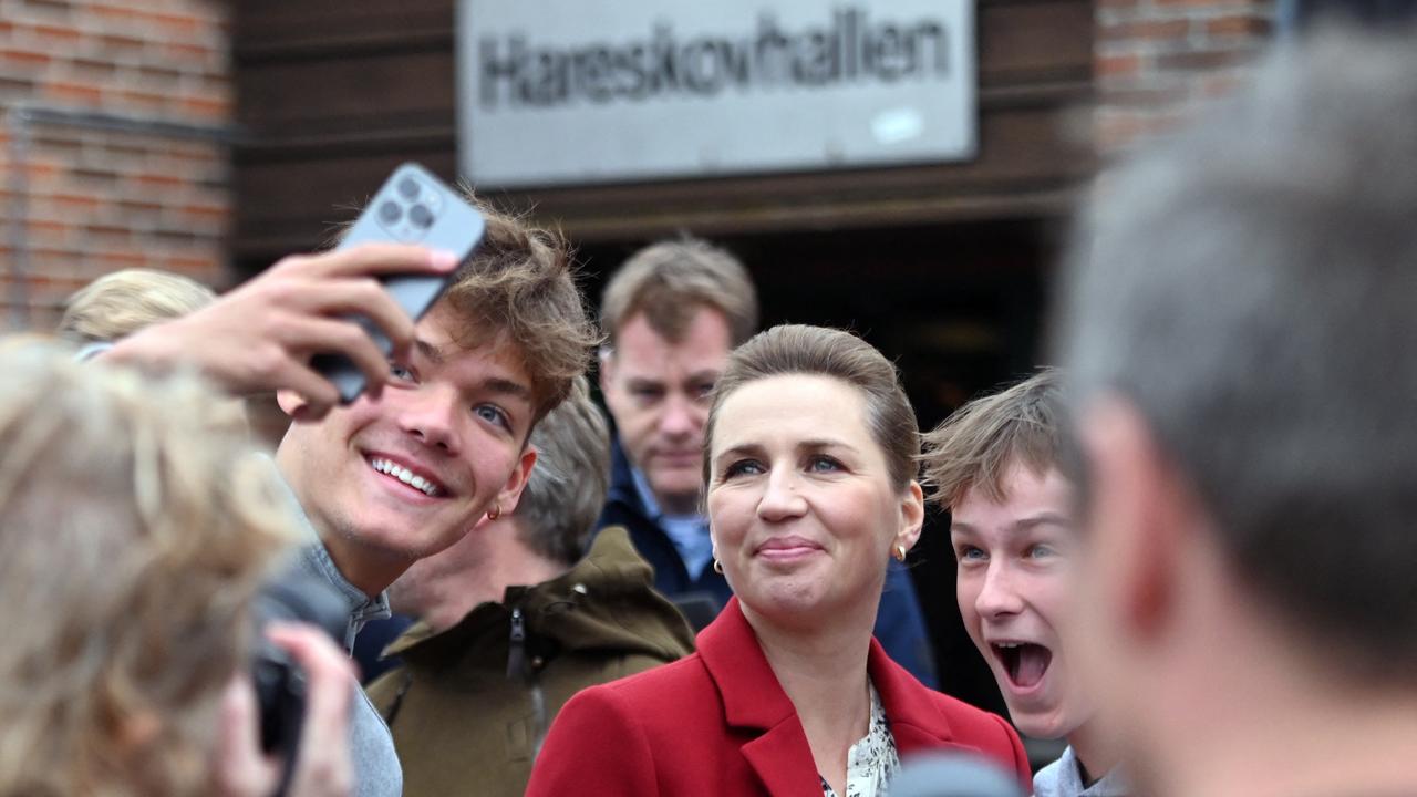 La Première ministre danoise Mette Frederiksen photographiée le 1er novembre 2022. [AFP - Sergei Gapon/Anadolu Agency]