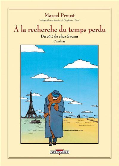 La couverture du tome 1 de "A la recherche du temps perdu" en bande dessinée adapté par Stéphane Heuet. [Editions Delcourt]